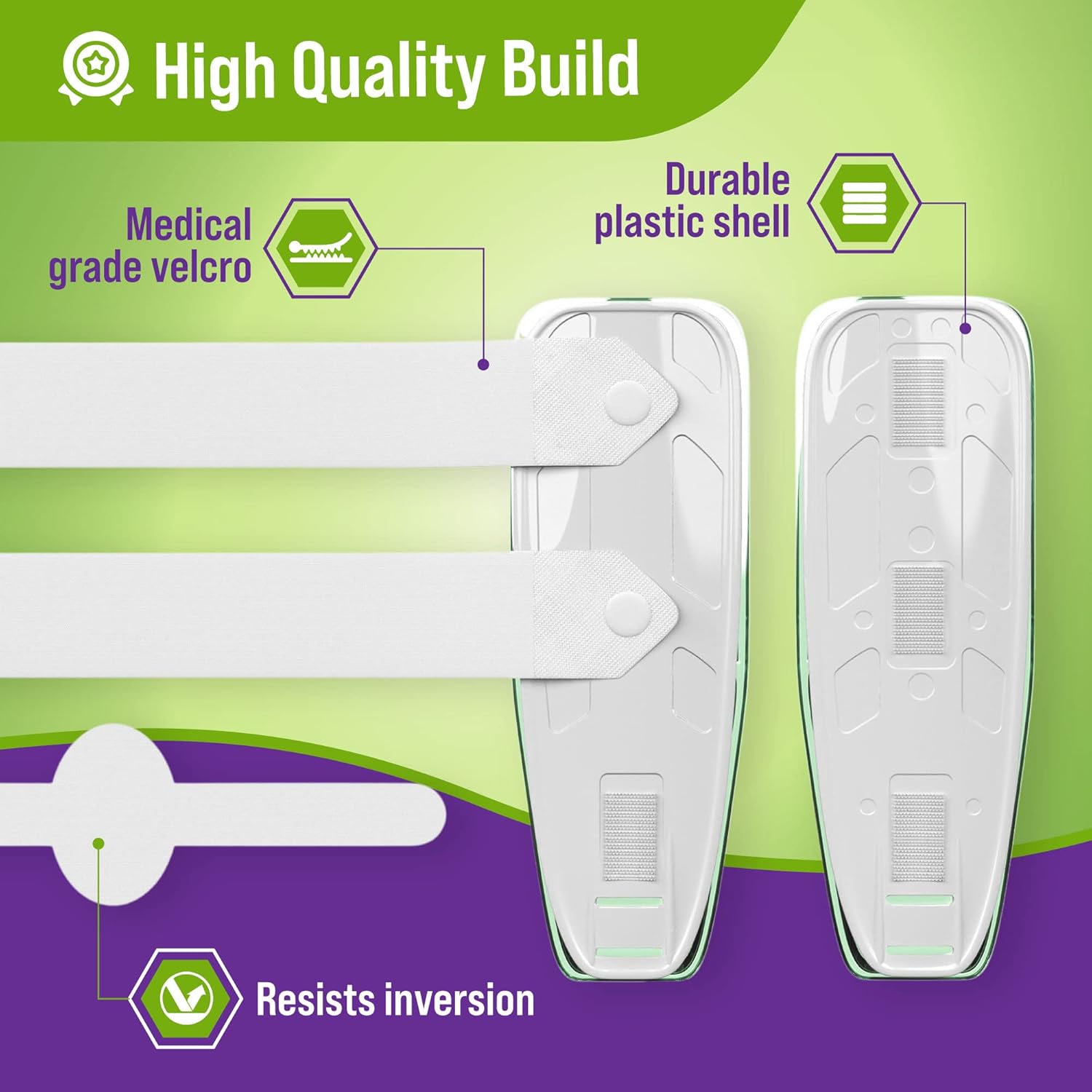 MARS WELLNESS Premium Air Gel Ankle Stirrup Brace - Ankle Brace Stabilizer With Air & Gel Cold Therapy - One Size Fits All